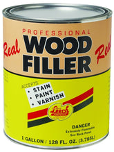 Leech Adhesives LWF-73 Wood Filler, Liquid, Solvent, Natural, 1 gal Can